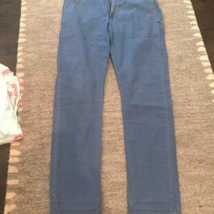 J Crew The Driggs Blue Chinos, 29x30